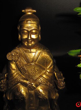 包邮纯铜灶王爷爷灶王奶奶灶君灶神司命菩萨铜像神像佛像工艺品