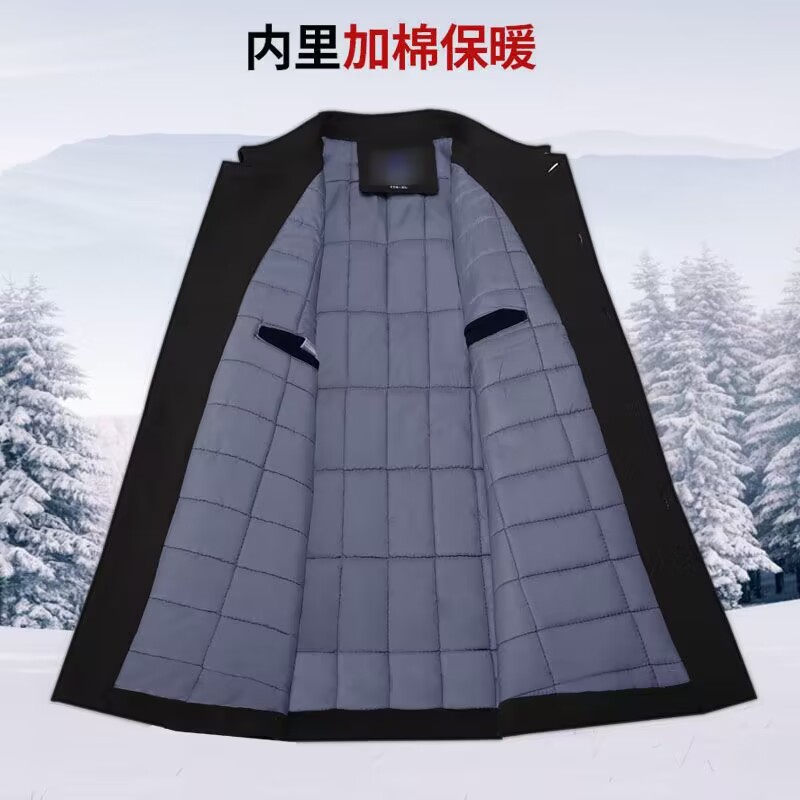 爸爸外套春秋款中老年男装老人秋装中年男士夹克衫爷爷休闲上衣服