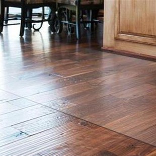 世1.2米*1.2米透明磨砂水晶地板客厅茶几飘窗防水地垫软玻璃桌布