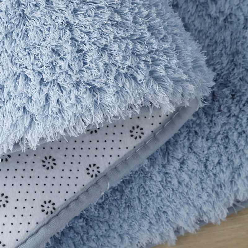 主卧地毯卧室暖色床边毯少女房间床前脚垫可睡可坐地垫全铺可定制