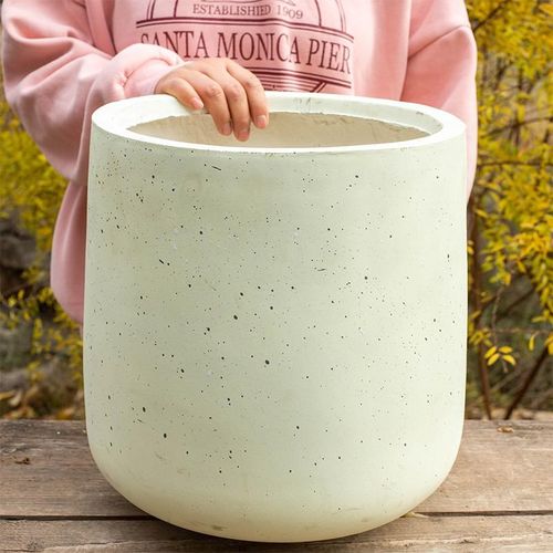 镁泥花盆大号种树龟背竹千年木橡皮树龙血树百合竹陶瓷花盆绿植盆