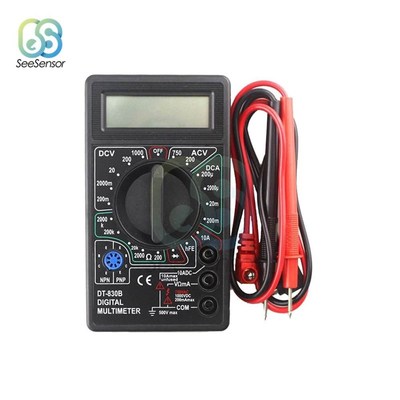 现货DT80B LCD Digital Multiter Vt p Ohm Tester ter Ha