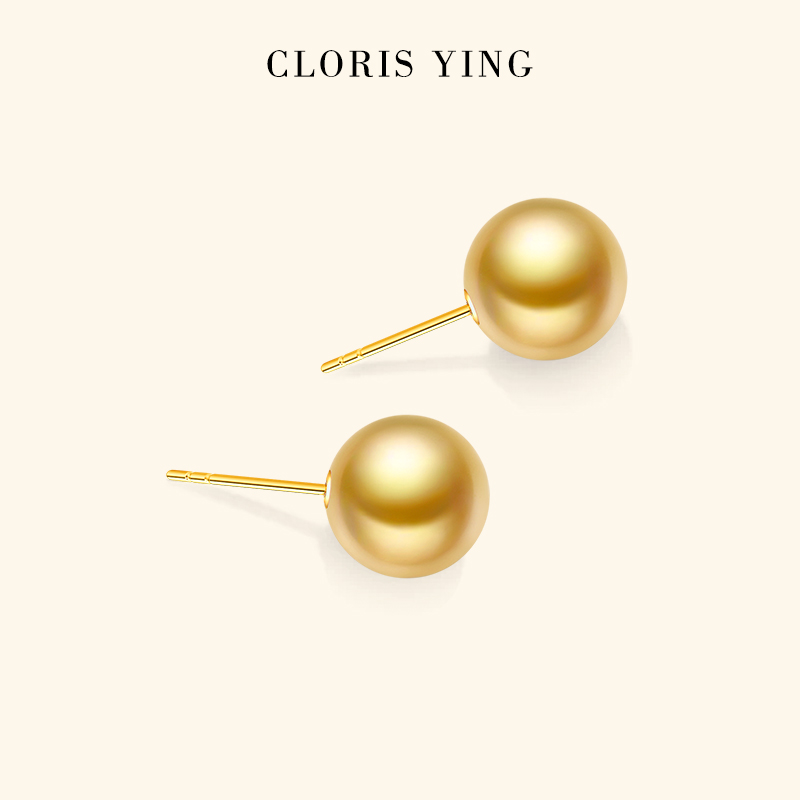CLORISYING南洋金珠耳钉