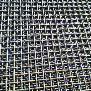 现货铁丝网编织锰钢筛网沙石筛分黑钢轧花网矿用震动筛网铁丝筛网