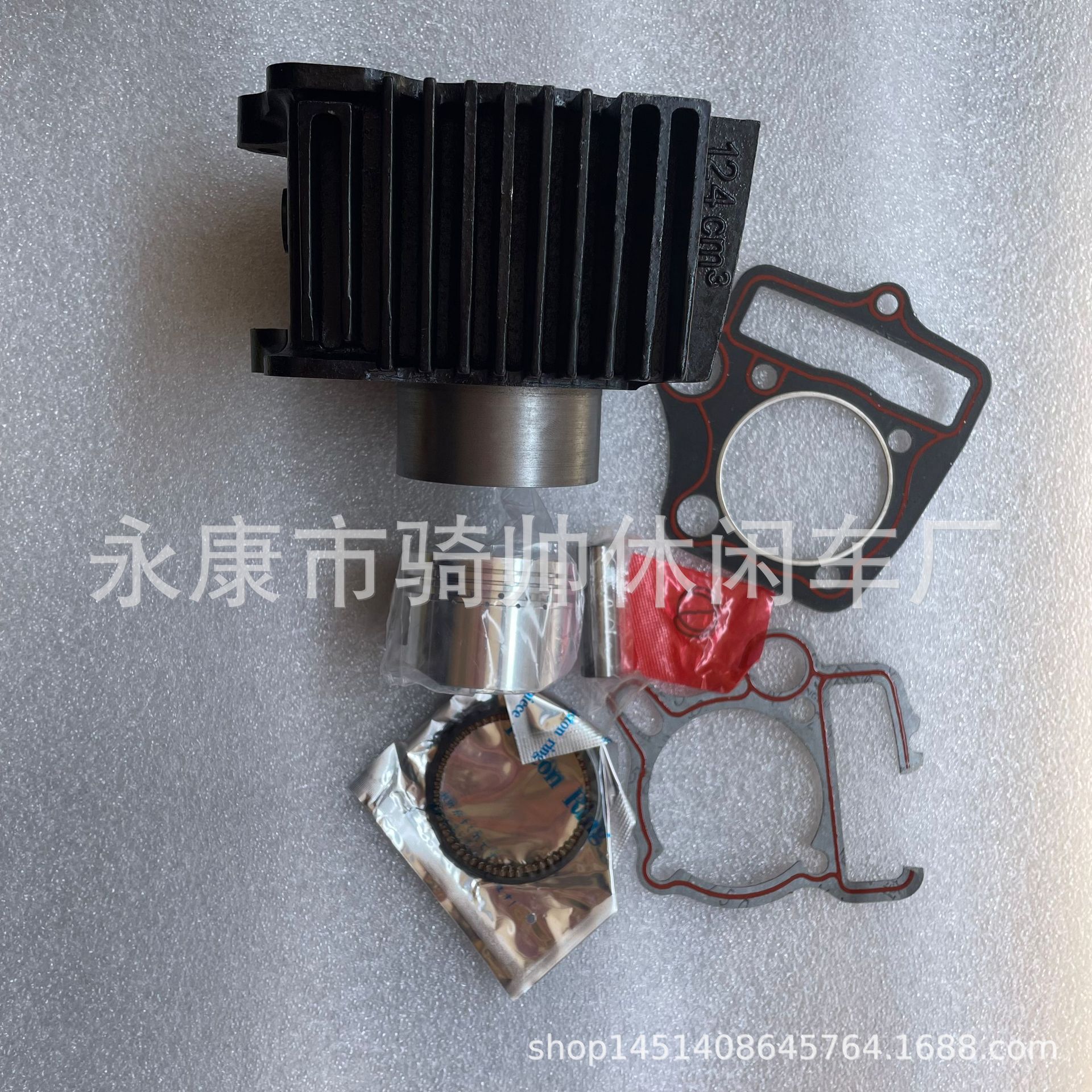 越野摩托车配件 卧式110套缸组合发动机套缸 活塞环气缸体总成