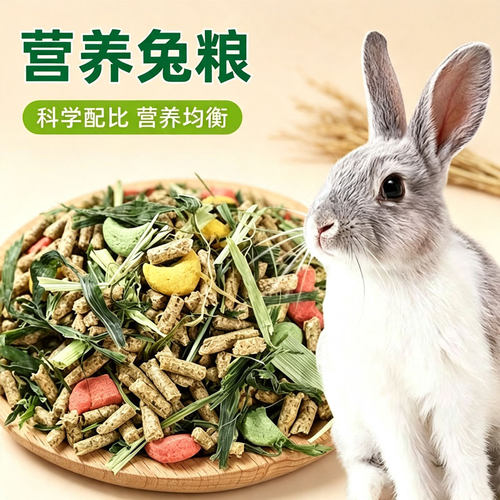 冠之亚成幼通用营养磨牙兔主粮