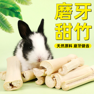 天然烘干高纤维咬木枝磨牙甜竹兔子仓鼠荷兰猪龙猫磨牙棒零食
