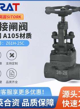 Z61H-16C25C耐高温蒸汽导热油A105锻钢对焊承插焊闸阀DN152025