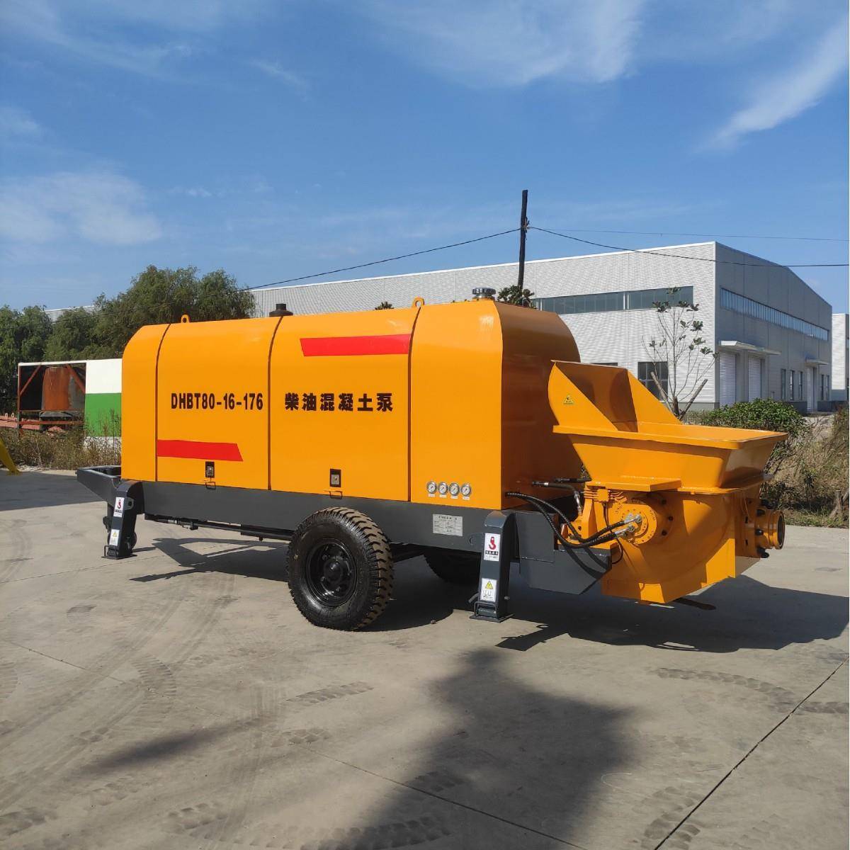 80型柴油混凝土输送泵拖泵地泵厂家供应