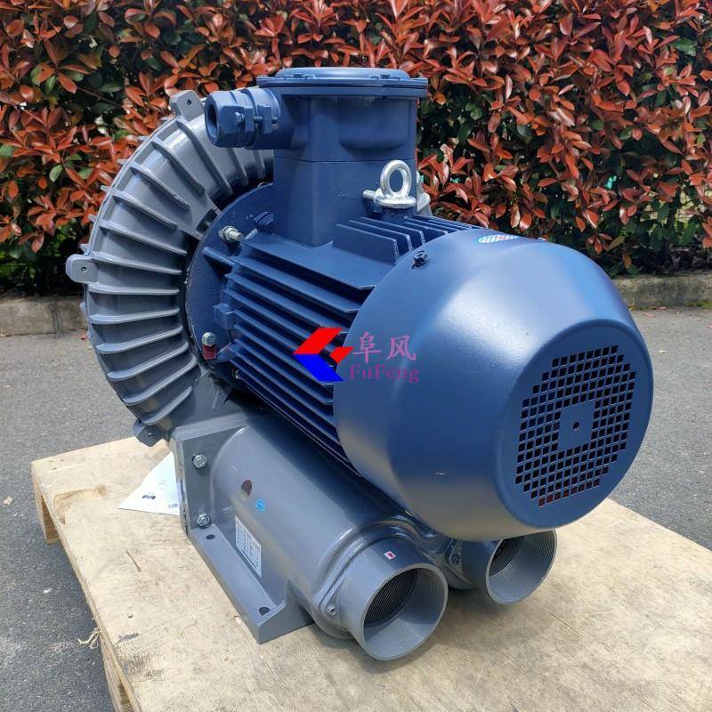 RB高压防爆鼓风机隔爆型环形旋涡气泵曝气集尘吸尘增压气体输送