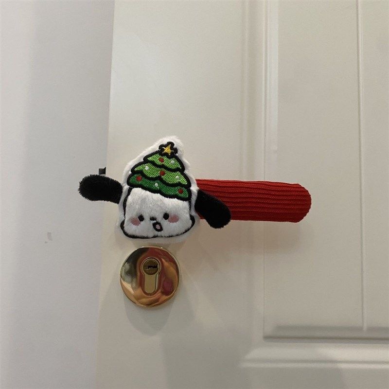 新家装饰品门挂件新年房间氛围装扮圣诞挂饰门把手套门后防撞,居家布艺,净化器罩,淘宝优惠券,粉丝福利购,淘宝优惠卷