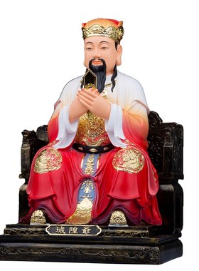 城隍爷神像城王爷像城隍庙城隍像守城护城爷城隍太爷工艺品摆件