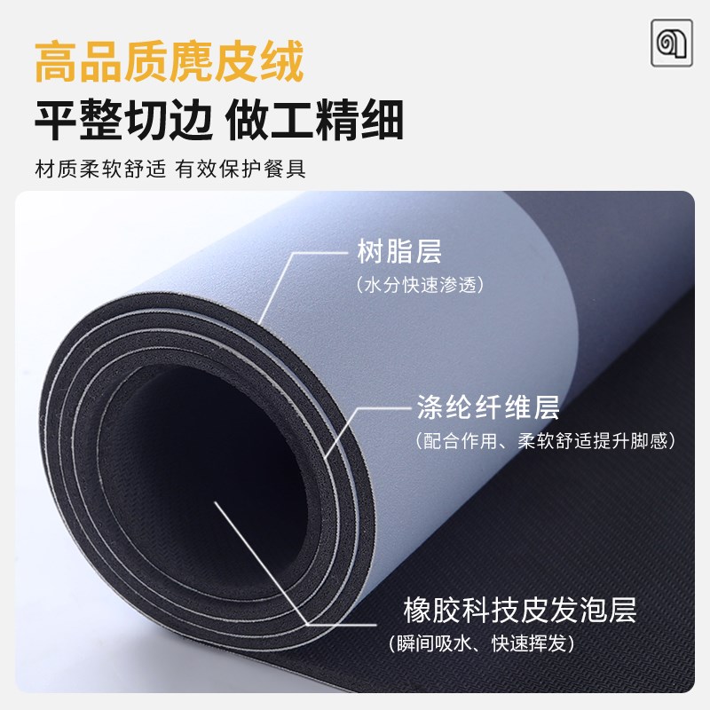 喜庆厨房地垫防滑吸水防油可擦免洗专用脚垫红色门口长条吸水地垫