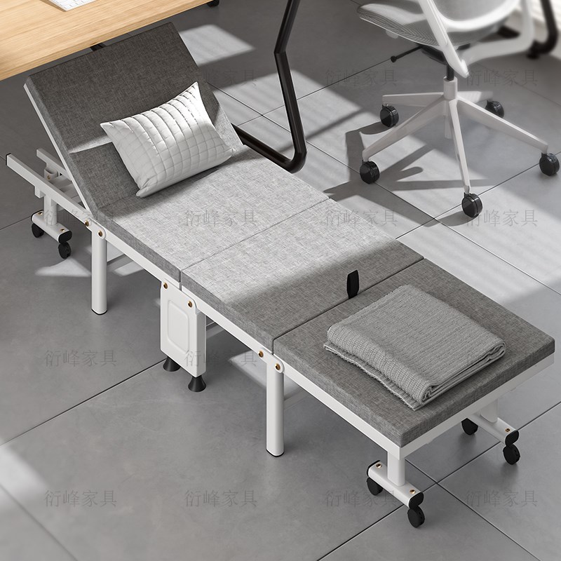 办公室折叠床单人床学校午休神器简易家用午睡留宿便携医院陪护床