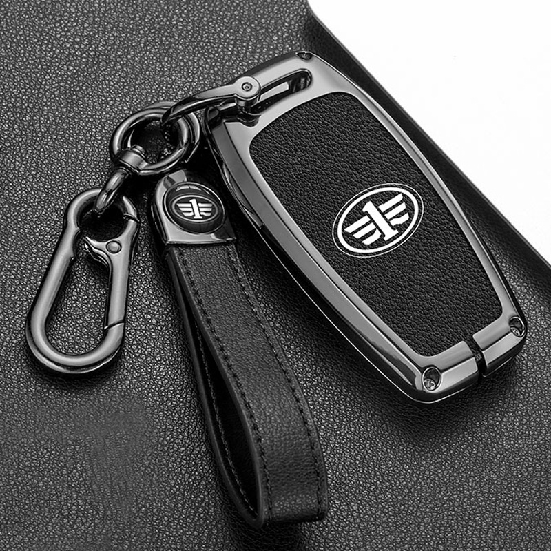 适用2019款一汽解放J7钥匙套解放J7重卡大货车豪华型遥控锁匙包扣