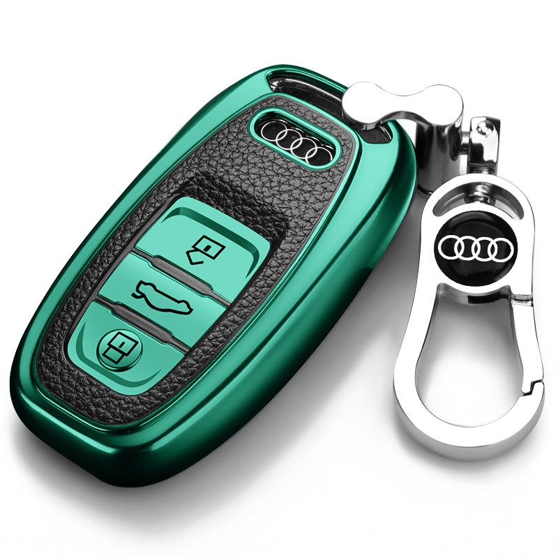 12-18款奥迪A6L钥匙套Q5钥匙包17款A8L汽车锁匙保护套男女扣