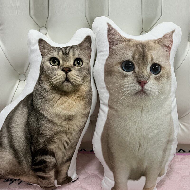 diy发照片定制异型抱枕猫咪狗狗图片定做人形靠垫枕头玩偶送礼物