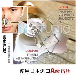 蜥蜴太阳日灯 UVA保温加热晒背灯 爬虫宠陆龟箱灯 终生质保 包邮