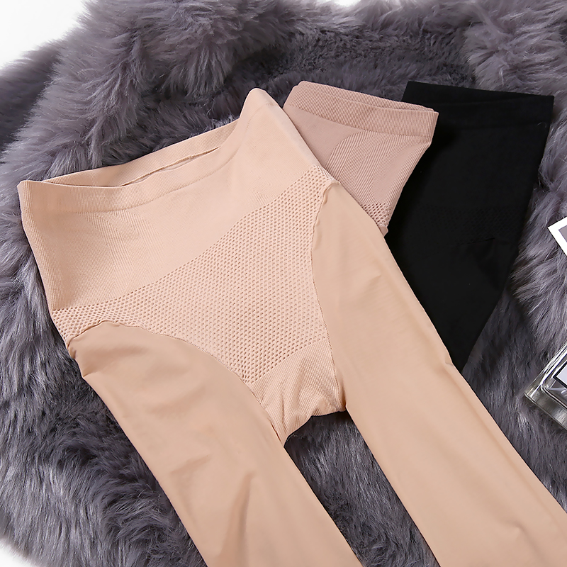 2条 春秋魔力袜女丝滑钢丝袜高腰收腹丝袜女薄款肉色防勾丝连裤袜