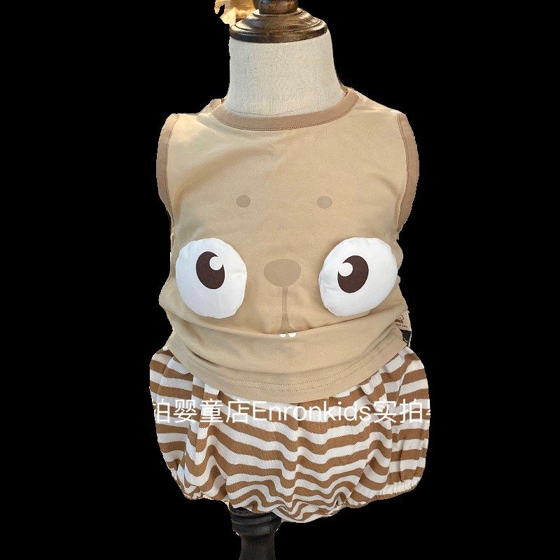 婴儿夏季衣服男女宝宝背心短裤两件套大眼睛超萌可爱居家套装周岁,童装/婴儿装/亲子装,套装,淘宝优惠券,粉丝福利购,淘宝优惠卷