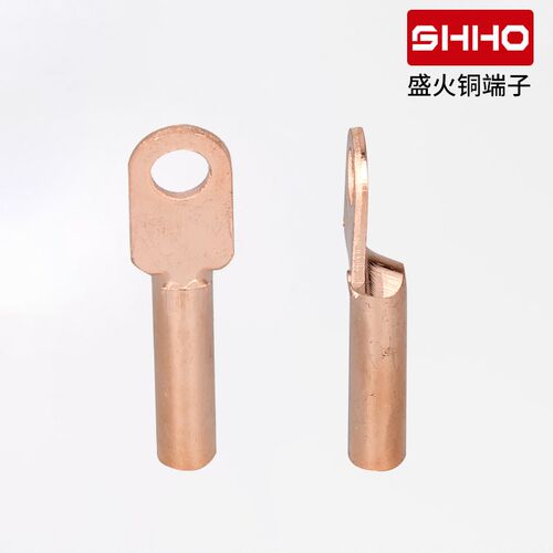 铜鼻子铜接头DT-10平方接线端子 铜线耳堵油 电缆铜接头 线鼻子
