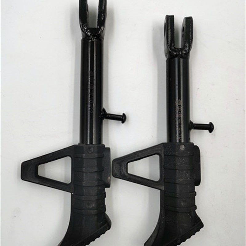 包邮电摩踏板摩托电动车配件小脚 偏撑侧支架福喜鬼火伸缩边脚架