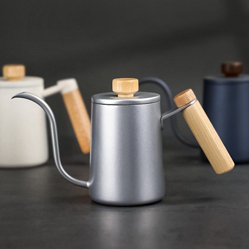 手冲咖啡壶 304不锈钢挂耳长嘴壶细口壶控流手冲壶温度计防烫把手,餐饮具,手冲壶,淘宝优惠券,粉丝福利购,淘宝优惠卷