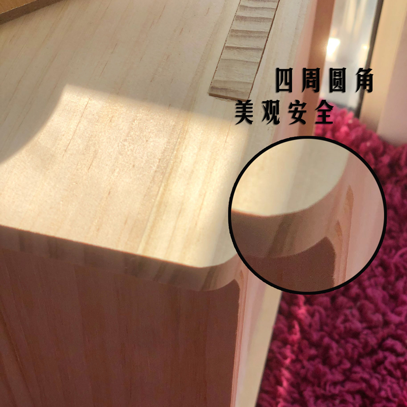 实木猫窝卡通猫屋换鞋凳四季通用猫咪笼创意小型犬木质床边床头柜