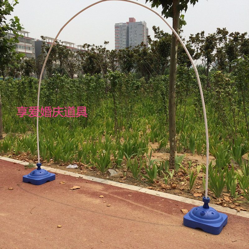 全套气球拱门花架彩虹门支架开业结婚庆典用可折叠拆卸架子包邮