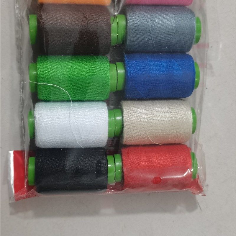 家用缝纫机专用小卷线402缝纫线白黑线缝衣线缝补衣服线手缝线团,居家布艺,线,淘宝优惠券,粉丝福利购,淘宝优惠卷
