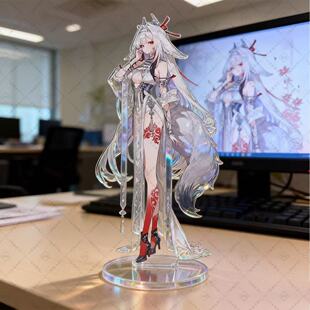 新款叶瞬光白发亚克力立牌高颜值性感可爱桌面摆件收藏谷子礼品