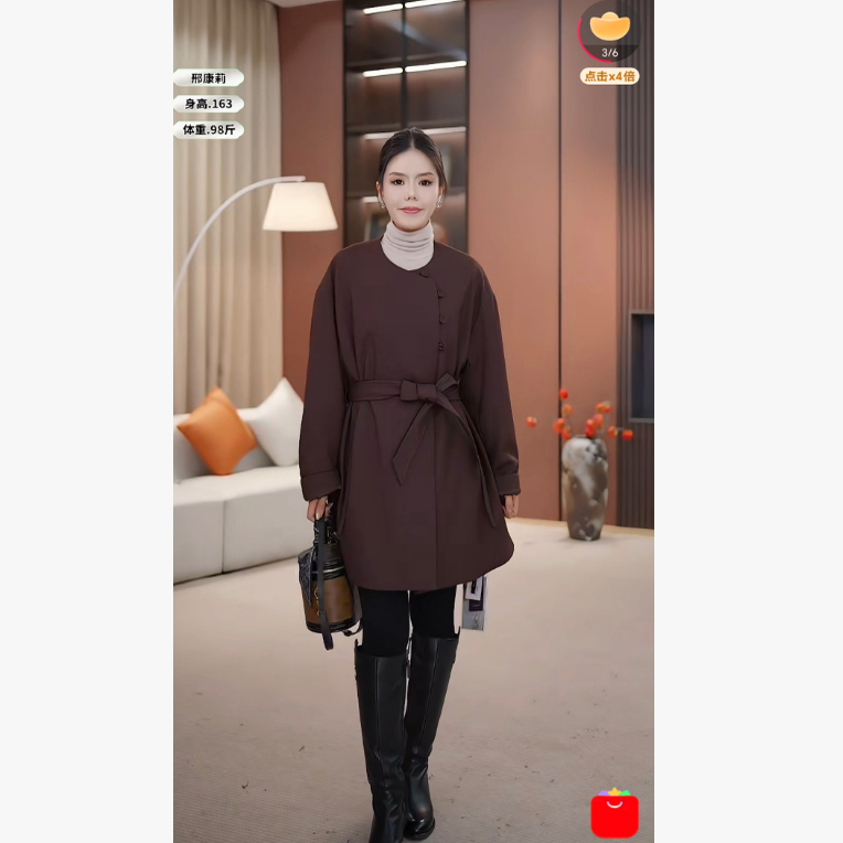 【邢康莉甄选】(左谜）桑蚕丝上衣XC-2024D066