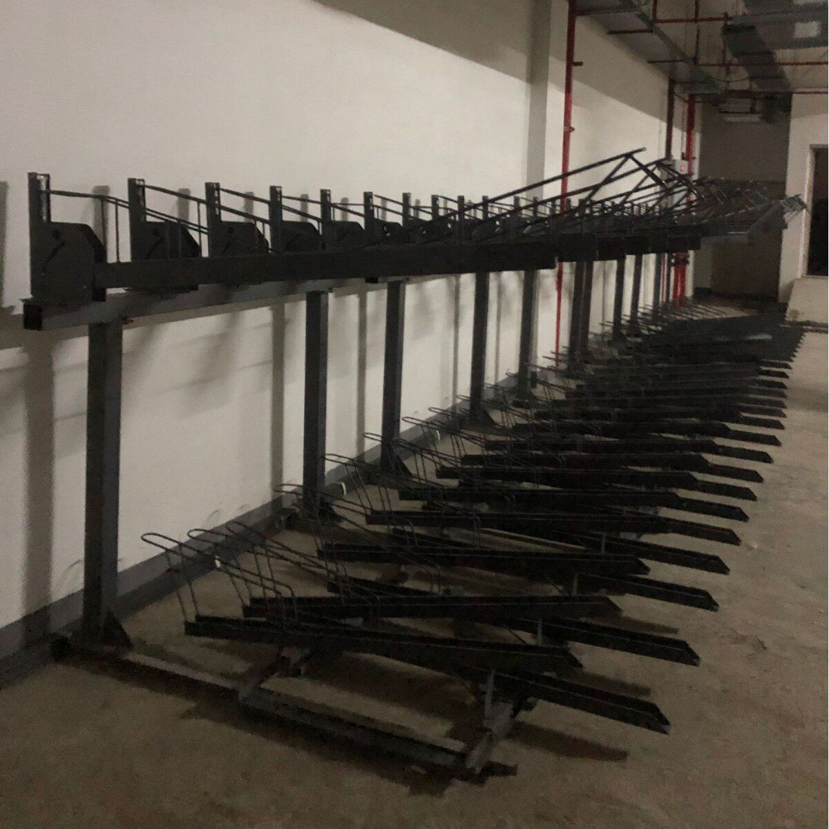 双层立体自行车停放车架非机动车停车架工程验收专用直压式租赁