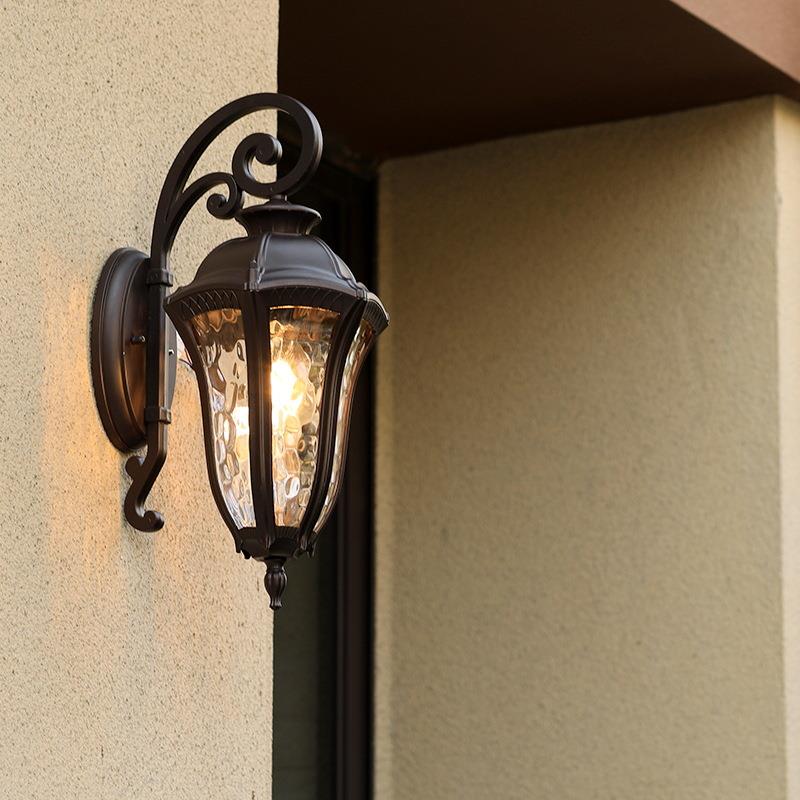 欧式大门别墅室外家用花园户外创意过道阳台走廊庭院露台壁灯
