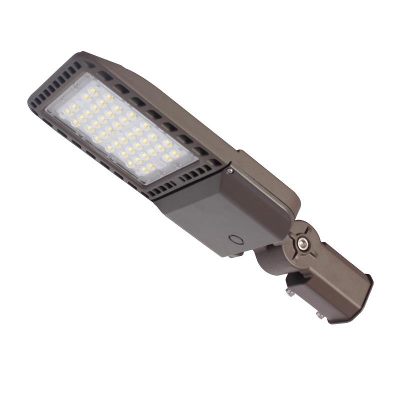 压铸LED鞋盒路灯头100W150W200W300W北美道路照明灯智能光控路灯