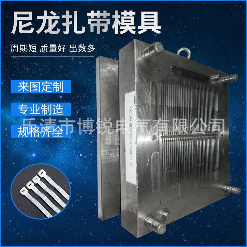 厂家供应高效率尼龙扎带模具半固定式扎带模具立式加工注塑模具
