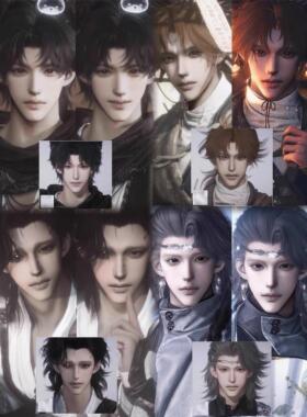 发6款-Z10小公子&S21浣溪沙&Z26欧豆豆QNil燕云十六声男捏脸通用