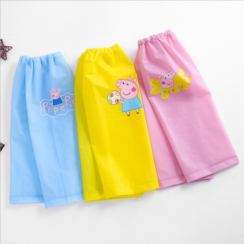 速发儿童裤套防水防脏男宝宝雨裤小孩学生雨衣防雨裤套腿套脚套裤