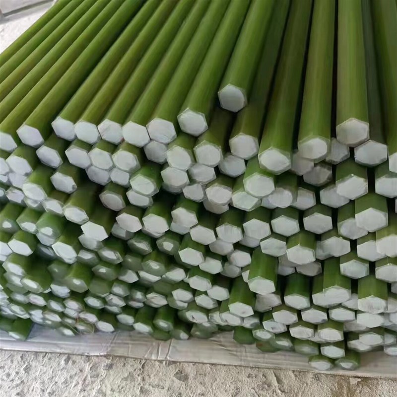 速发中频炉专用胶木柱 水绿色六角棒玻璃纤维棒 圆棒 绝缘方棒 玻