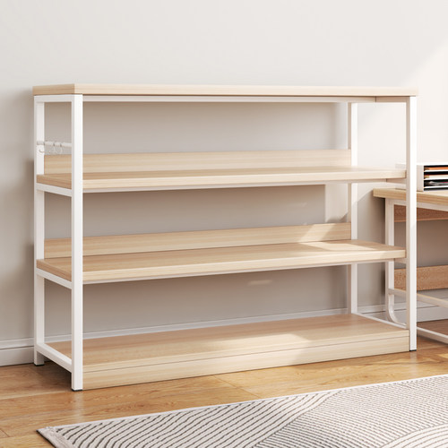 速发置地架多层架纳架货收展示架靠墙边收纳柜子矮书架落物架子储