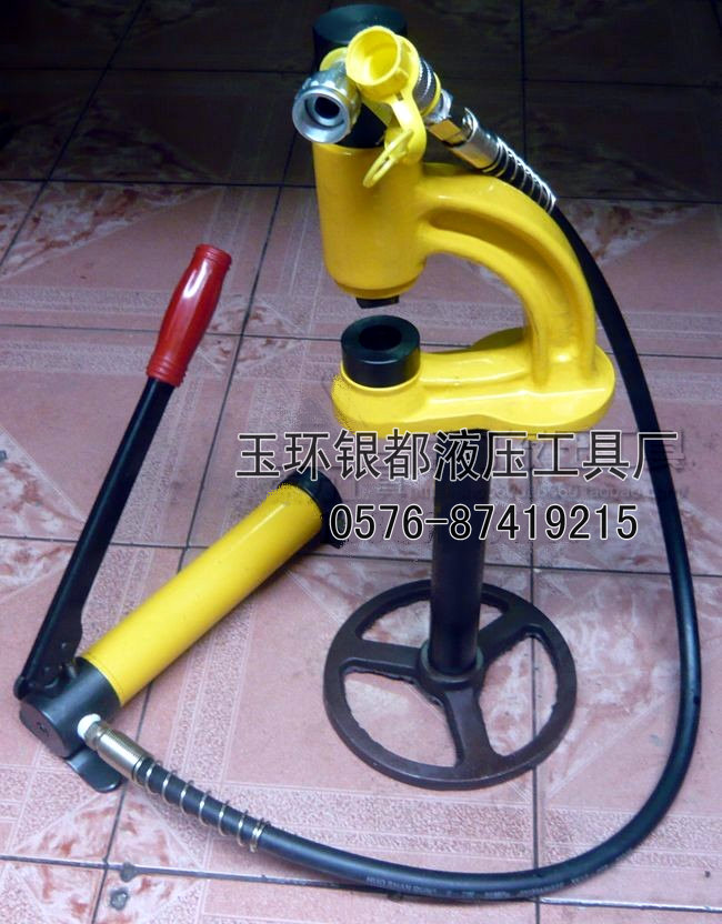 速发不锈钢钻孔器两件打液压水槽/桥H式孔机SYD-5 FC架-25冲孔机
