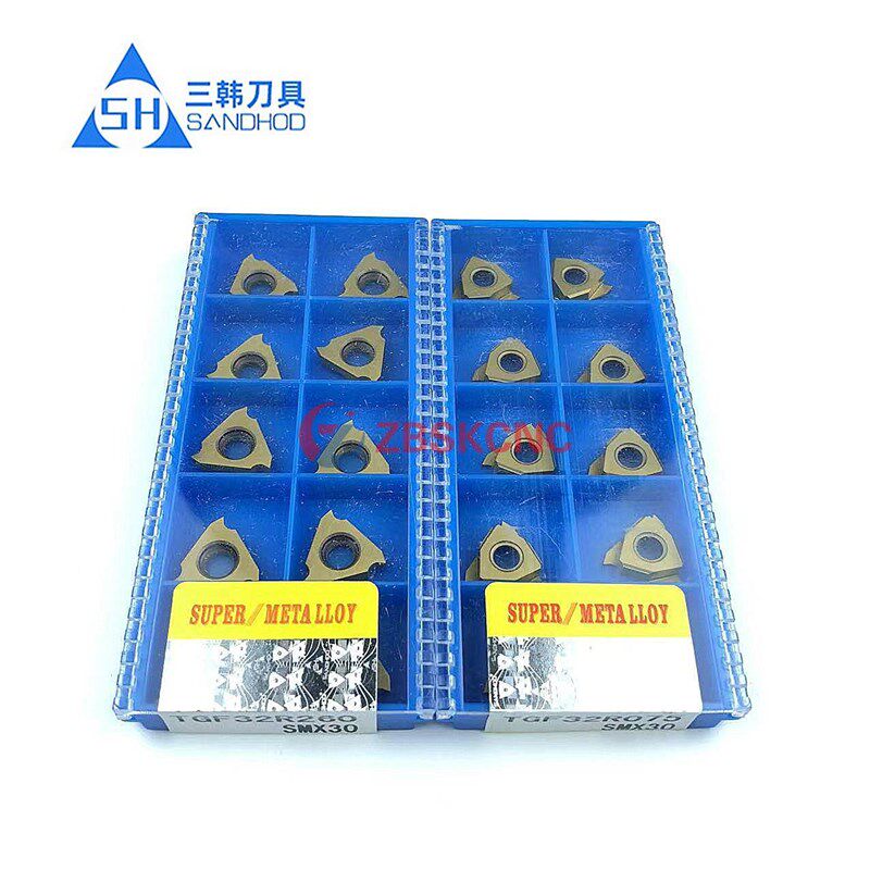 速发三韩卡簧槽刀刀1TGF21R00 片50 X0立装浅槽刀粒三角割槽刀片