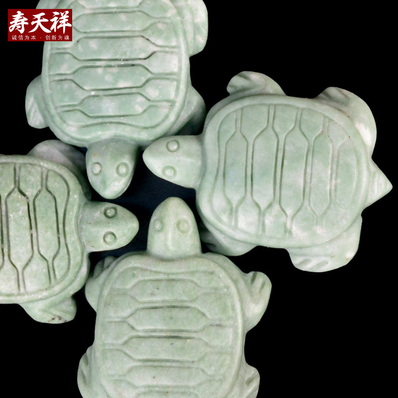 速发庐山玉平安龟下石随葬品陪葬丧葬玉葬殡盒用品墓地葬摆件