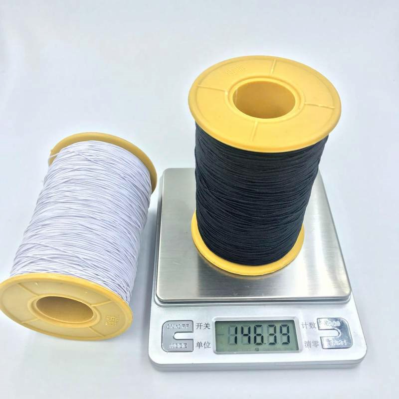速发服装紧料底线辅细圆松超带0.5mm弹力线筋打皱弹石力