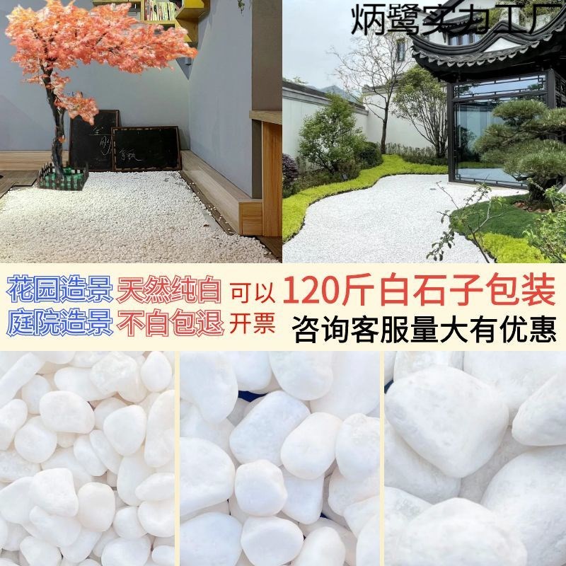 速发白石子铺路铺台装饰庭院地造其它园艺用品