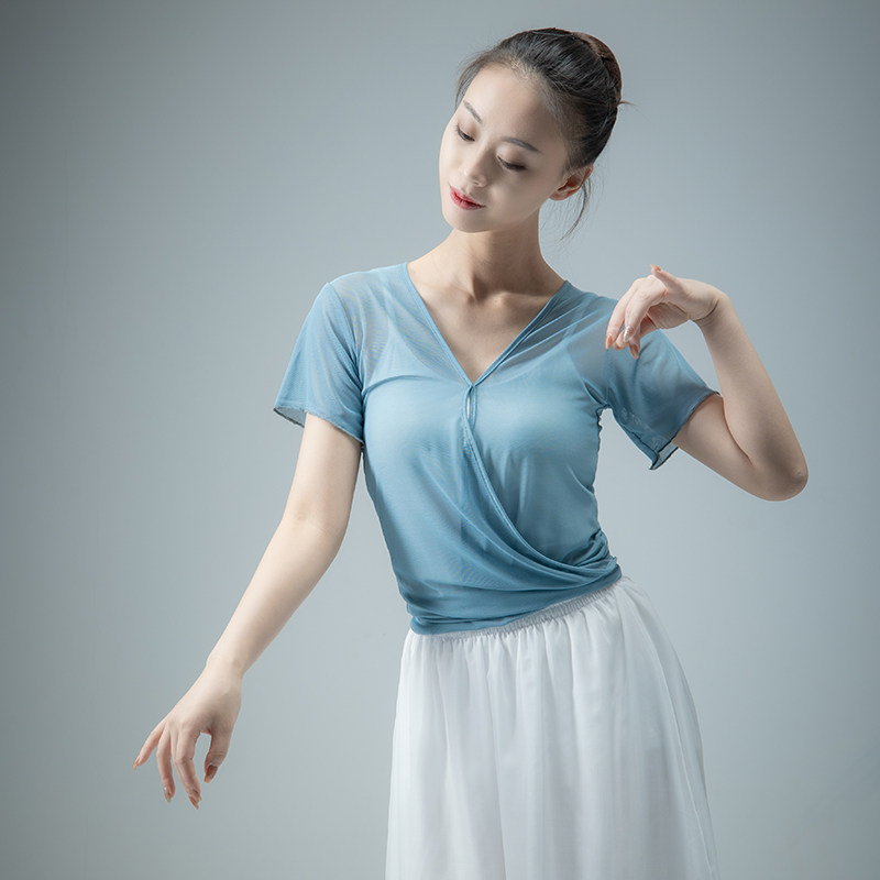 速发古典舞身韵纱衣艺考舞蹈服民族舞练功服芭蕾舞演出服中国舞考