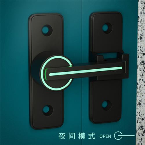 厂家夜光明装插销室内外房大门卡扣免打孔洗手间栓安全闩防盗反锁