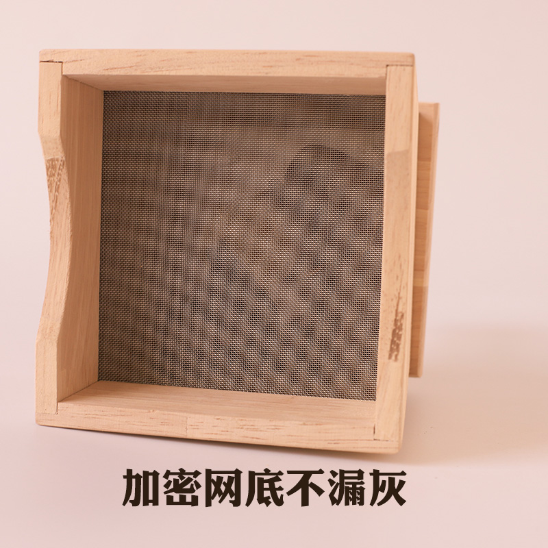 3cm加粗艾条艾盒艾灸盒实木制家庭式可调温大单双孔家用温灸仪器