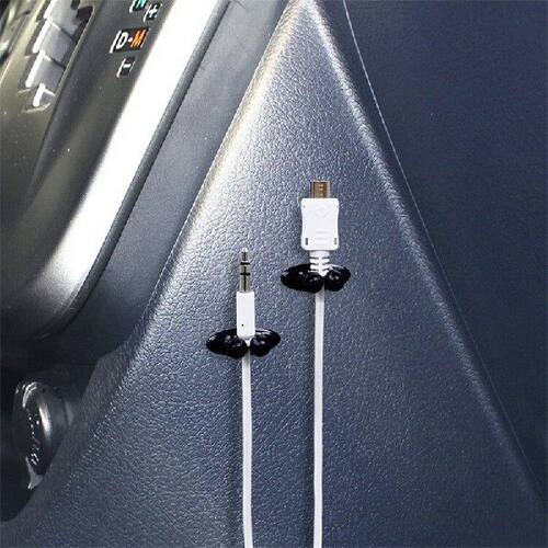 极速8Pcs High Quality Car Wire Tie Clip Fixer Organizer Wire