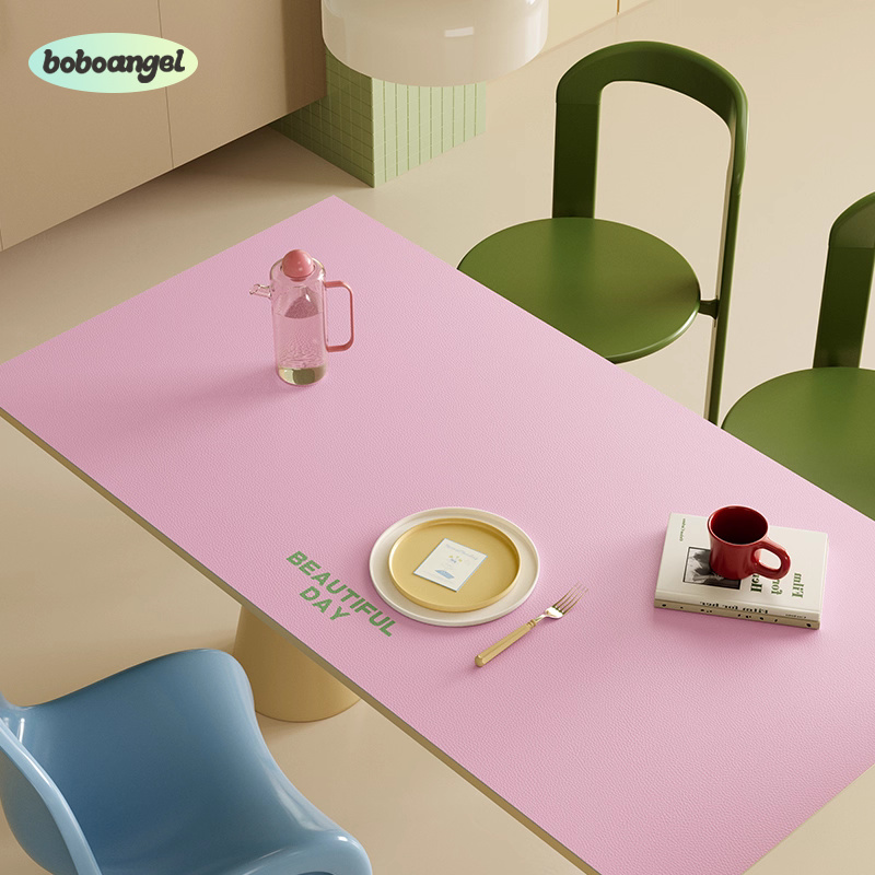 梦幻马卡龙桌垫餐桌垫子免洗防水防油烫桌面垫茶几桌布轻奢客厅